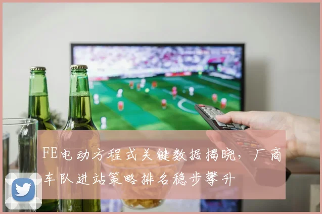 FE电动方程式关键数据揭晓,厂商车队进站策略排名稳步攀升
